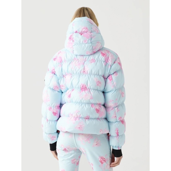 BOGNER FIRE + ICE X LOVESHACKFANCY ROSETTA SKI JACKET - POWDER BLUE - Picture 4 of 8